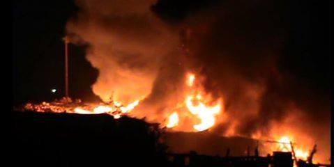 آسفي | حريق مهول بالسوق الشعبي " كاوكي "