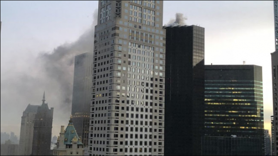 هلاك شخص وإصابة 6 آخرين إثر حريق في برج ترامب بنيويورك