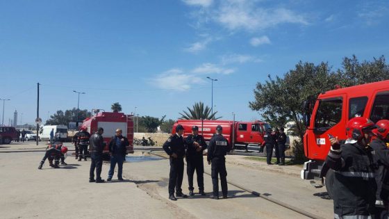 اندلاع حريق كبير في شركة "ريشبوند" بعين السبع الدار البيضاء