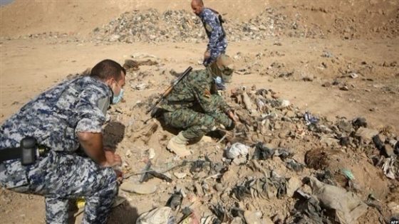 العثور على مقبرة جماعية لضحايا داعش في كركوك