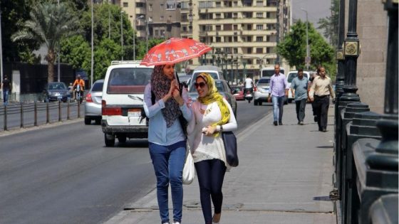 مصر تسجل أعلى درجة حرارة منذ 21 عاماً