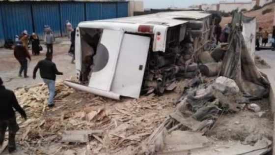 مصرع 3 عاملات وإصابة العشرات في حادث سير في أكادير