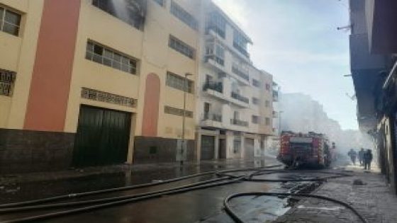 اندلاع حريق مهول داخل مصنع للشوكولاته في الدار البيضاء