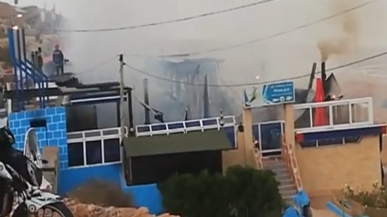 حريق مهول بمطعم سياحي بأكادير