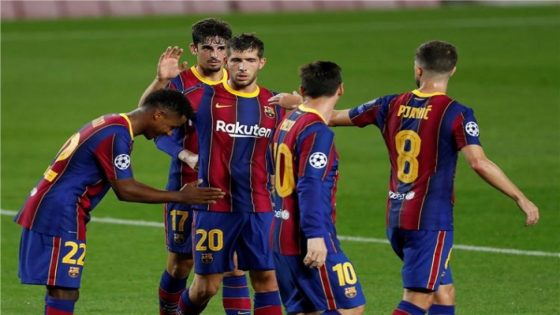 برشلونة يضرب فيرينكفاروس بخماسية في دوري أبطال أوروبا