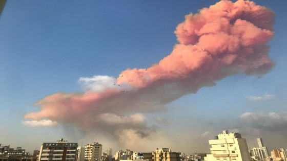 انفجار كبير يهز العاصمة اللبنانية