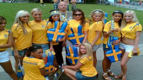 شاهد جمال مشجعات السويد في مونديال روسيا