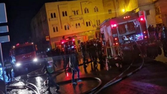 نشوب حريق مدمر في سوق الرصيف بمدينة فاس