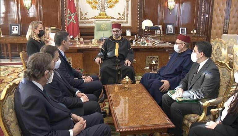 الملك يستقبل رئيس الحكومة الإسبانية