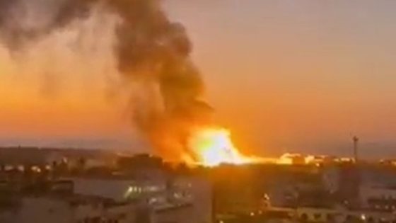 انفجار قوي بمستودع غاز يهز مدينة المحمدية