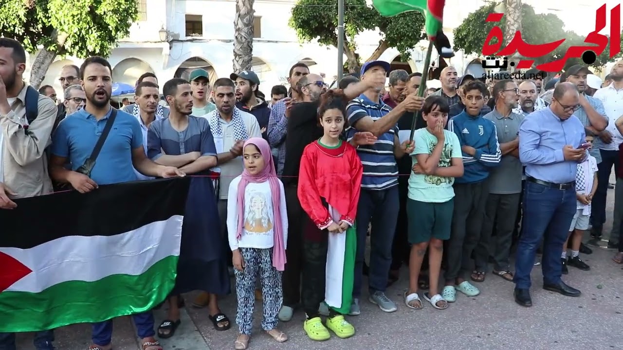 الجبهة المغربية لدعم فلسطين تحتج ضد جرائم العدوان الصهيوني بالدارالبيضاء