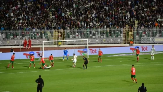 المنتخب المغربي يهزم الجزائر