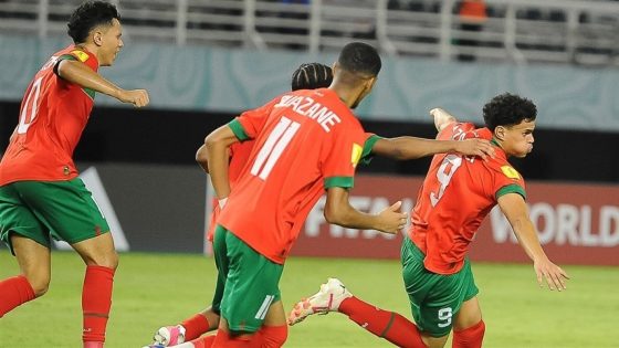 مونديال الناشئين.. المغرب يتأهل إلى ربع النهائي