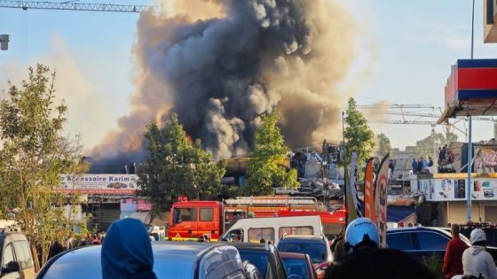 حريق جوطية “درب غلف” في الدار البيضاء يخلف خسائر مالية تصل إلى الملايين