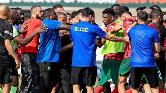 الكاف تفتح تحقيقًا في أحداث مباراة المغرب والكونغو الديمقراطية