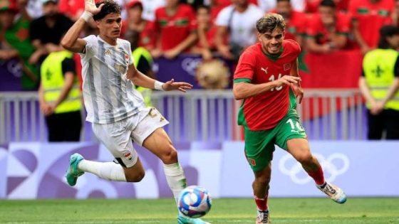 منتخب المغرب يفوز على العراق بثلاثية ويتأهل كأول المجموعة بأولمبياد باريس