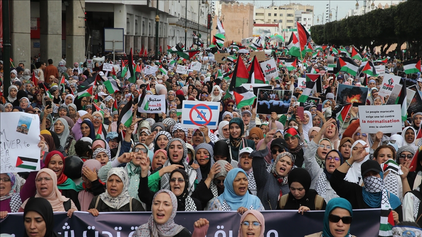 الجبهة الديمقراطية لتحرير فلسطين:التحية الخاصة لأبناء طنجة ودورهم الفاعل في دعم المقاومة والقضية