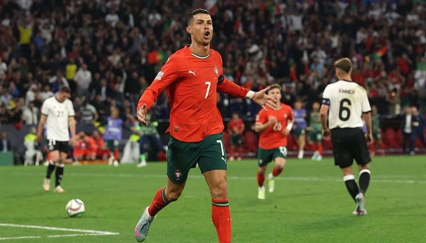 كريستيانو يقود البرتغال إلى الفوز على ألمانيا وبلوغ نهائي “دوري الأمم”