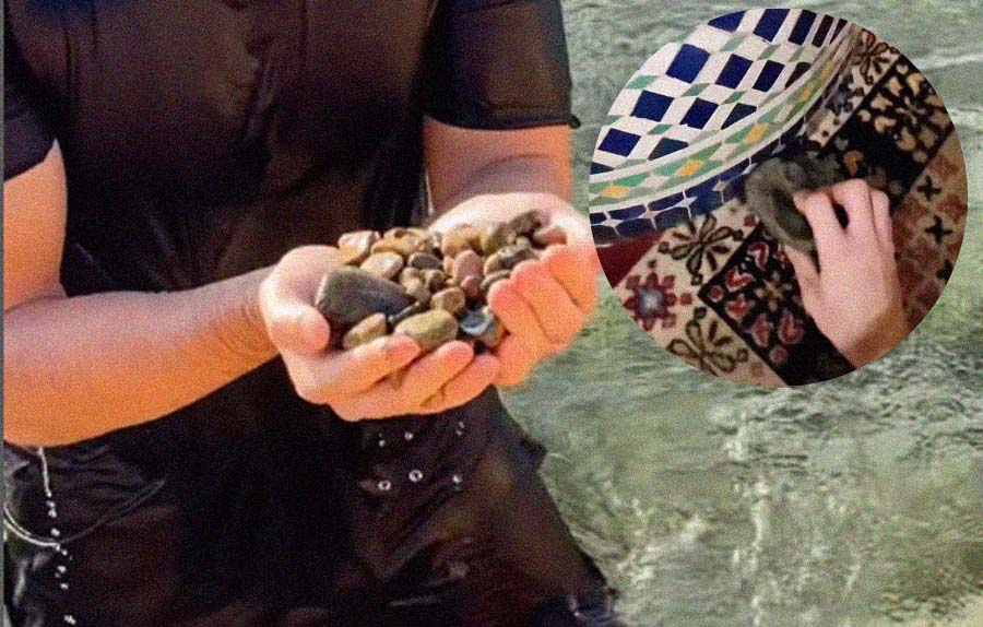 إبداع ملهم: شاب مغربي يحول الحجارة المهملة إلى “تيمومات” فنية تزين المساجد