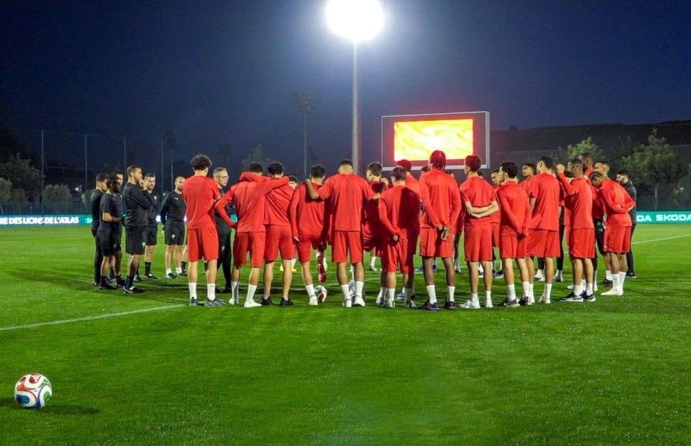 انطلاق أولى حصص تدريب المنتخب المغربي تحت قيادة المدرب الجديد وليد الركراكي في معسكر المعمورة