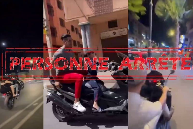 الشرطة بمراكش توقف شخصاً للاشتباه في قيادته استعراضية وتعريض طفل للخطر
