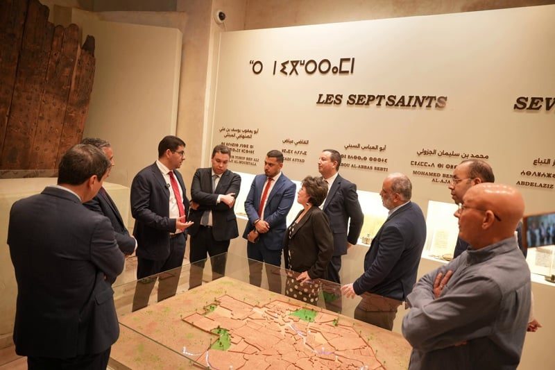 وزير الثقافة المغربي يتفقد مشاريع ترميم المعالم الأثرية في مراكش