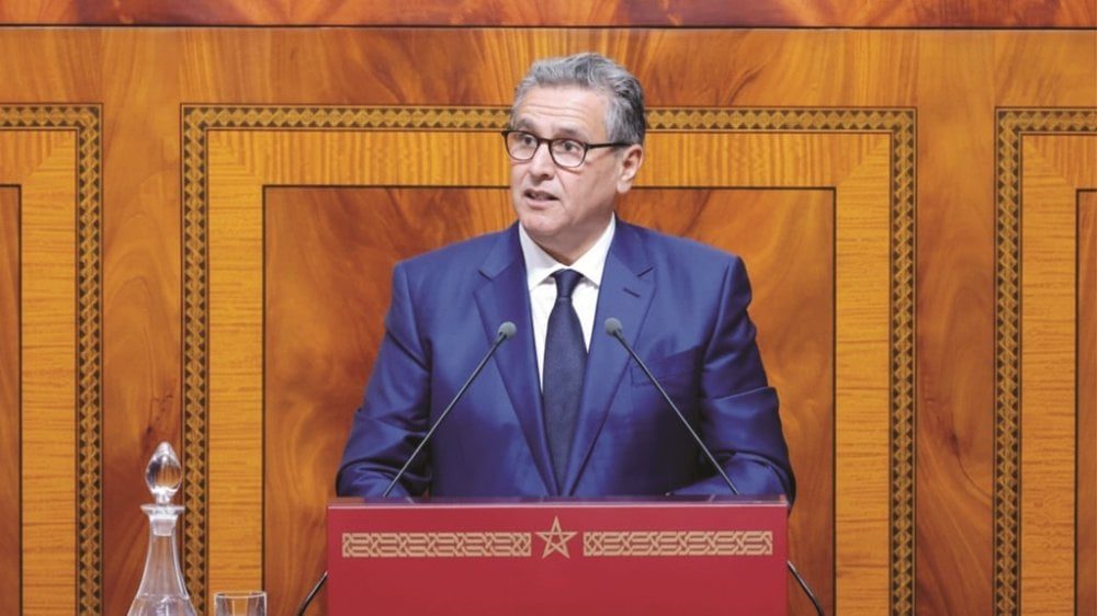 أخنوش يعرض حصيلة عمل الحكومة أمام البرلمان المغربي