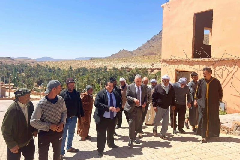 عامل إقليم فكيك يزور منطقة إيش الحدودية للتأكيد على أولوية التنمية المحلية