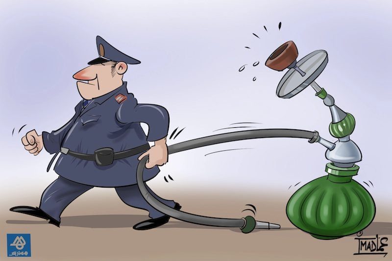 حملة أمنية تطال مقاهي الشيشا في تزنيت وتُسفر عن حجز مئات النراجيل