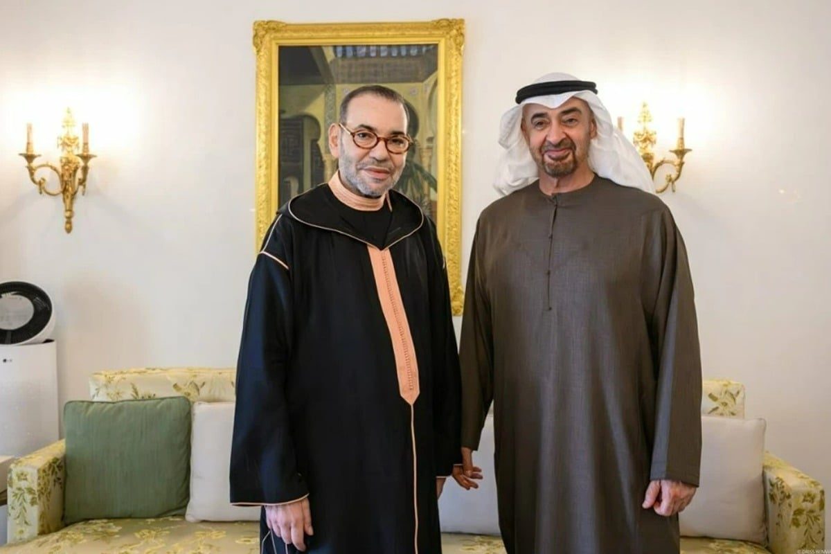 جلالة الملك محمد السادس يستقبل رئيس الإمارات في الرباط