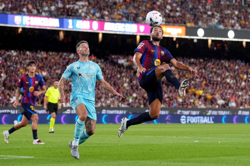 برشلونة يواصل صحوته ويسقط أتلتيك بيلباو بثنائية في الليغا