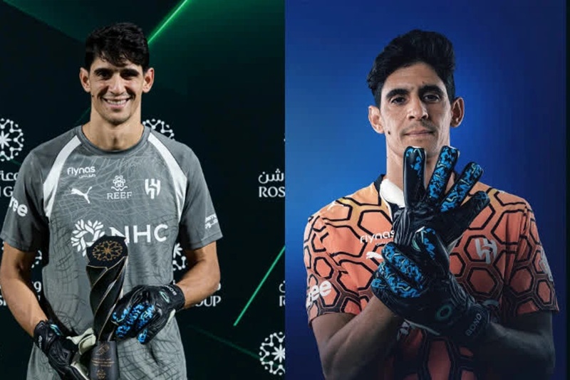 ياسين بونو يتوج بجائزة أفضل حارس في دوري روشن: تألق لافت يعزز طموحات الهلال