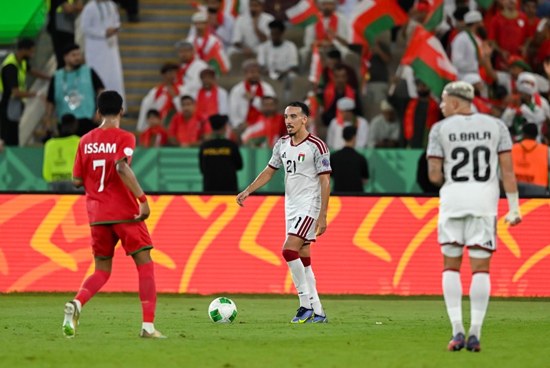 خليجي 27: الإمارات إلى النهائي بعد الفوز على عمان 1-0