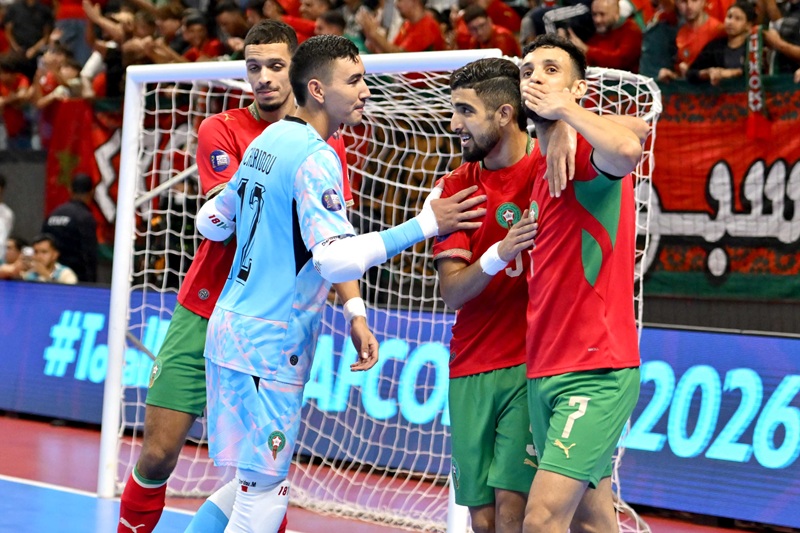 منتخب المغرب لكرة القدم داخل القاعة يبلغ نهائي كأس أمم إفريقيا 2026 بفوز ساحق على مصر